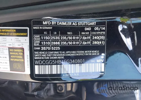 2015 Mercedes-Benz Glk 350 z USA, uszkodzony, nr VIN WDCGG5HB1FG340801